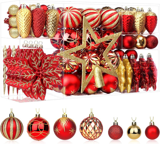 Christmas Baubles Ornaments Set