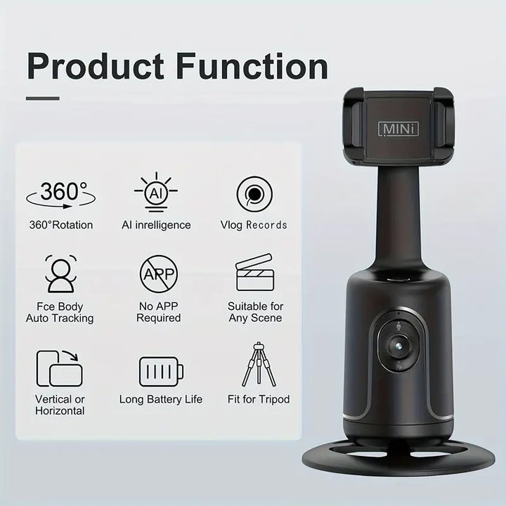 Auto Face Tracking Tripod for vlogging or video free delivery in 2 days